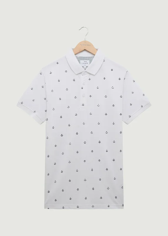 Ahoy Polo Shirt - White