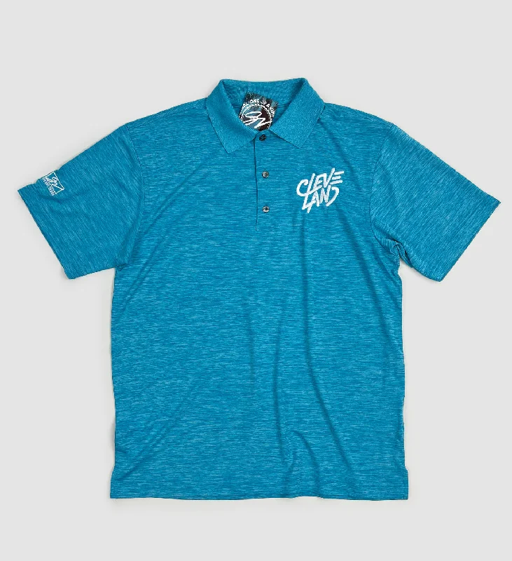 Aqua Cleveland Sketch Polo