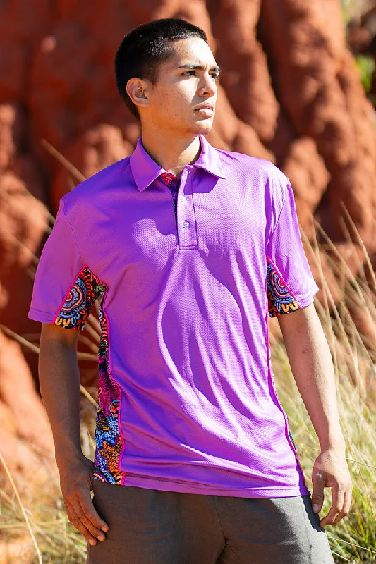 Celebration Purple Bamboo (Simpson) Unisex Polo Shirt