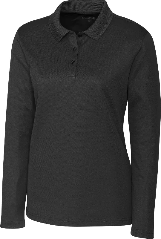 Clique Ladies Long Sleeve Spin Polo