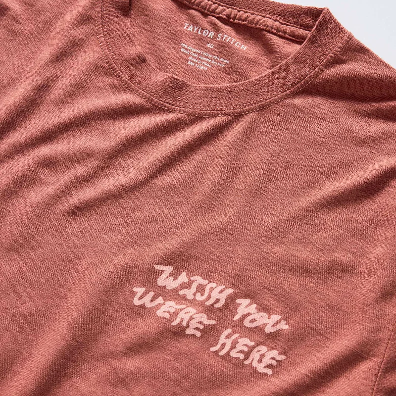 The Cotton Hemp Tee in Wish You Were Here