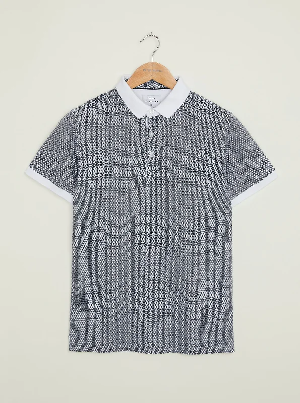 Dock Polo - White/Navy