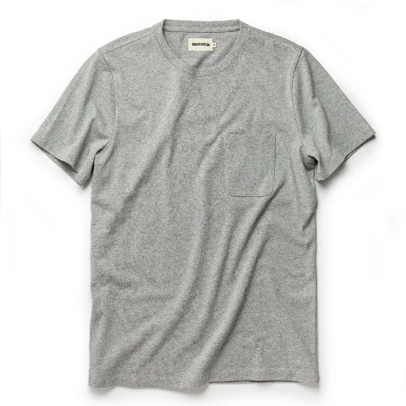 The Heavy Bag Tee in Aluminum