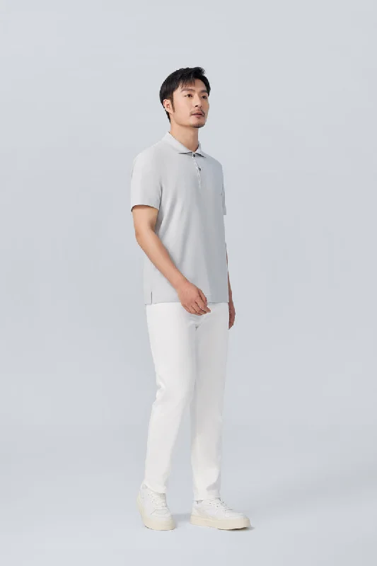 InstantCool Pique Polo | Grey GYE128