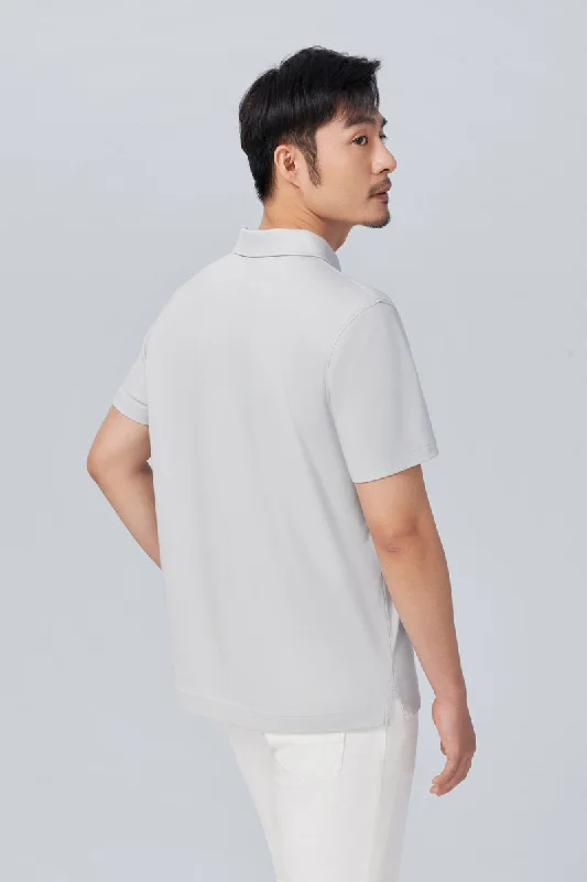 InstantCool Pique Polo | Grey GYE128