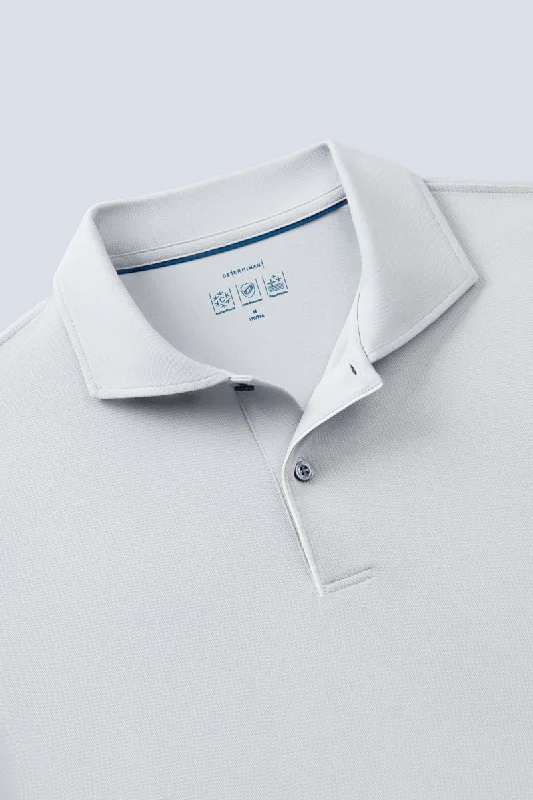 InstantCool Pique Polo | Grey GYE128