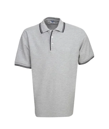 P51k  Kids Pique Polo Shirt With Striped Collar/Cuff