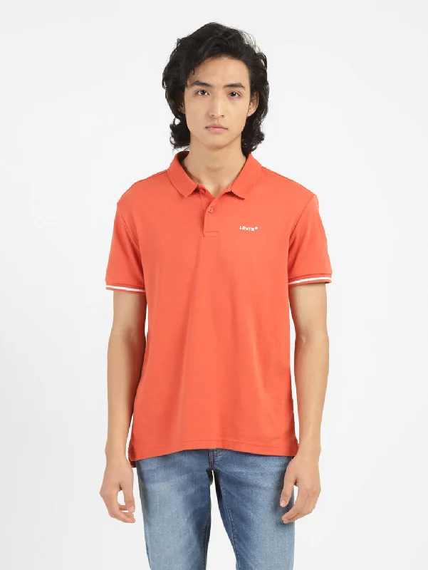 Men's Solid Polo T-shirt