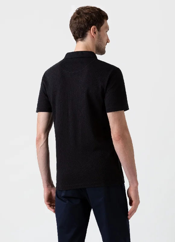 Men's Riviera Polo Shirt in Black