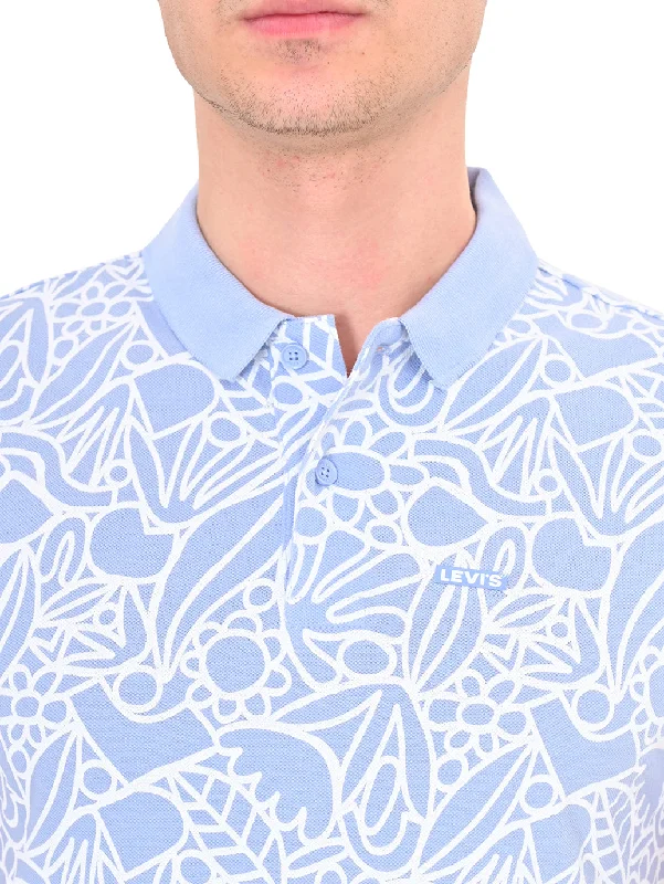 Men's Printed Polo T-shirt