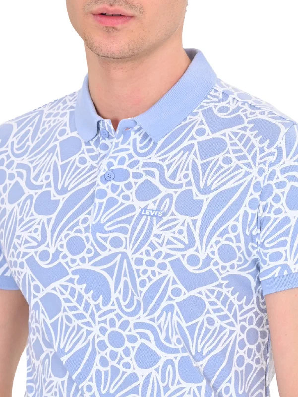 Men's Printed Polo T-shirt