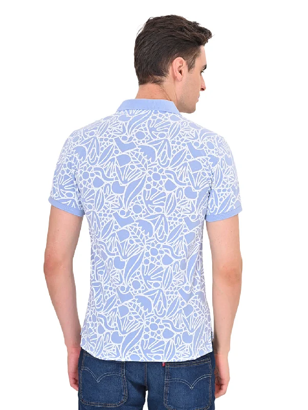 Men's Printed Polo T-shirt