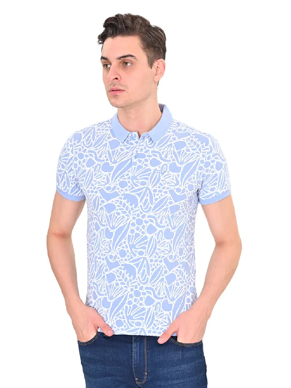 Men's Printed Polo T-shirt