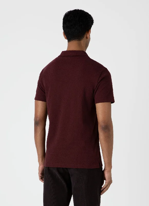 Men's Riviera Polo Shirt in Port