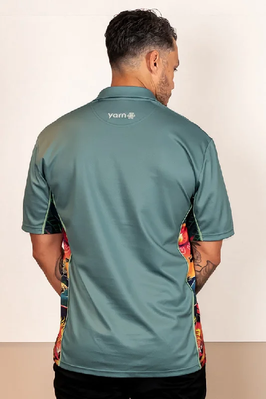 Fire Spirit People NAIDOC 2024 Eucalyptus Bamboo (Simpson) Unisex Polo Shirt