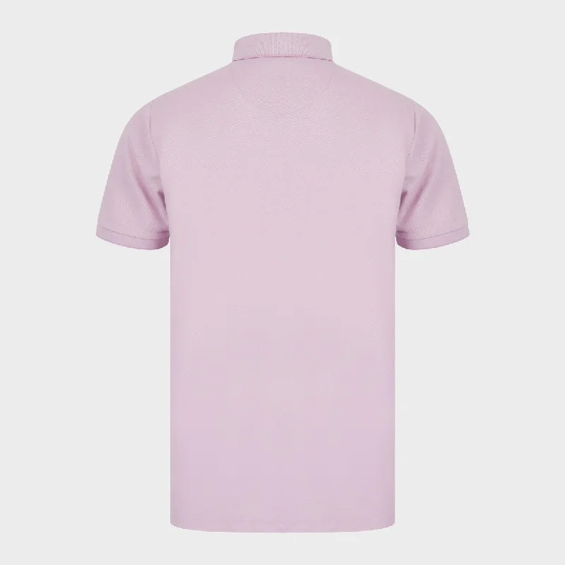 Orchid Pink Polo With Chest Pocket