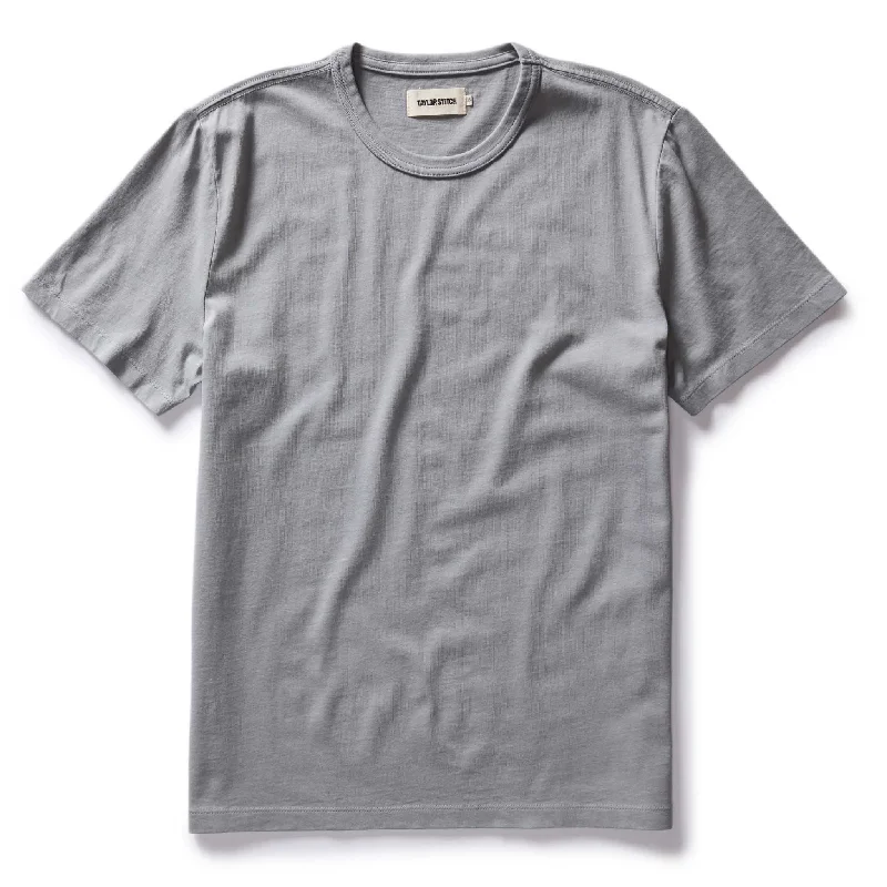 The Organic Cotton Tee in Overcast