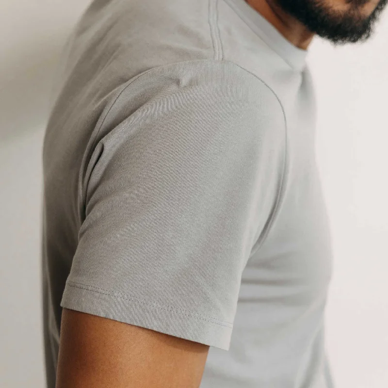 The Organic Cotton Tee in Overcast