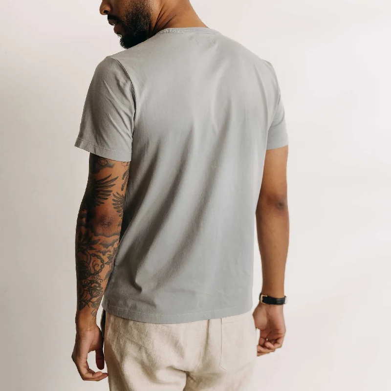 The Organic Cotton Tee in Overcast