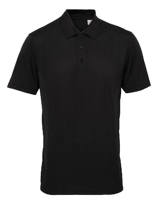 Panelled Polo | BLACK