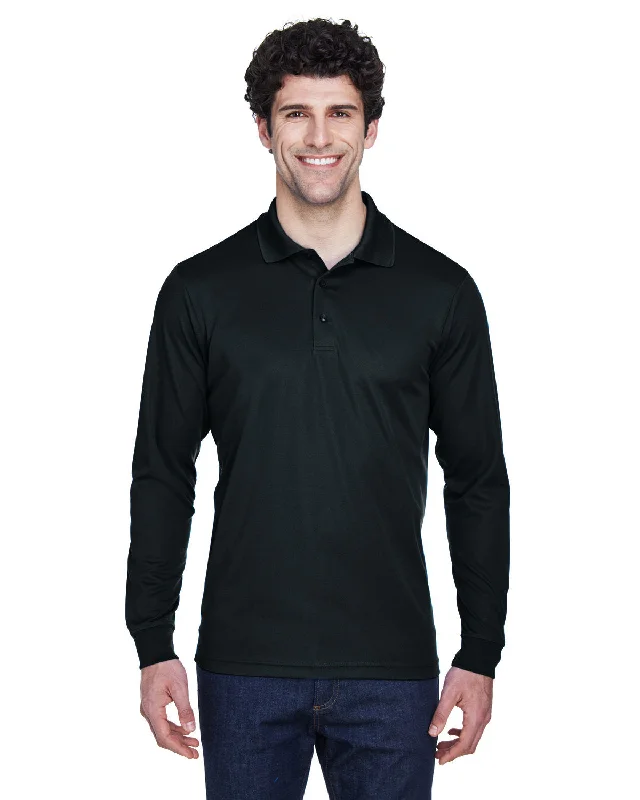 Core 365 Pinnacle Performance Long-Sleeve Pique Polo