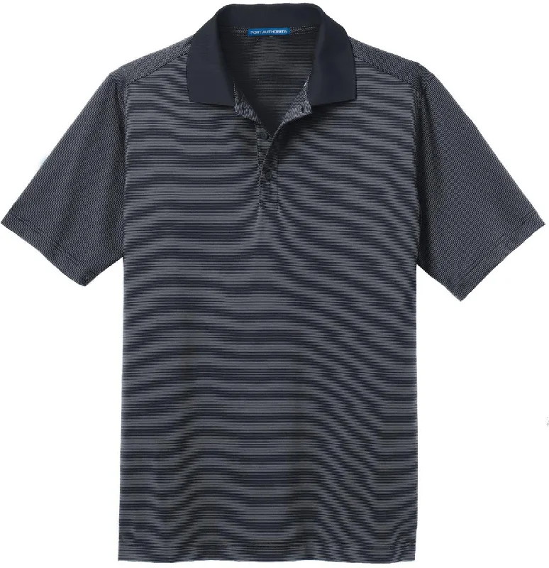 Port Authority Fine Stripe Performance Polo