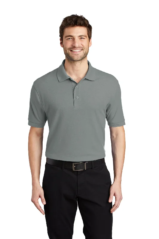 Port Authority K500 Silk Touch Polo - Cool Grey