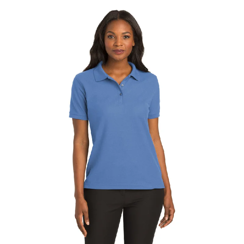 Port Authority L500 Ladies Silk Touch Polo - Ultramarine Blue