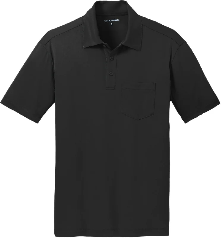 Port Authority Silk Touch Performance Pocket Polo