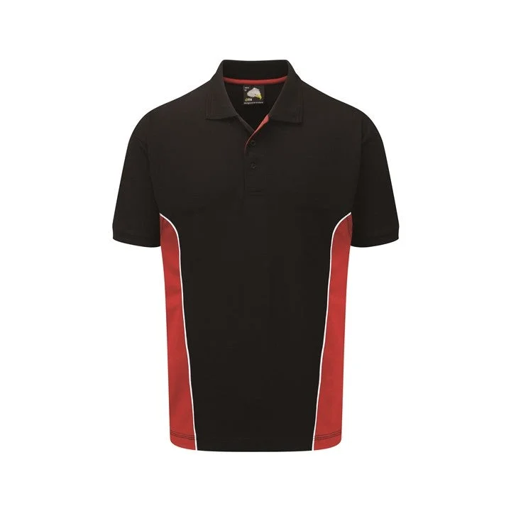 Silverswift Polo Shirt | BLACK/RED