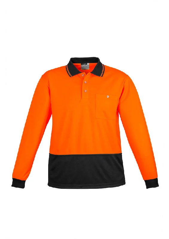 SYZMIK - ZH232 Hi Vis Basic L/S Polo