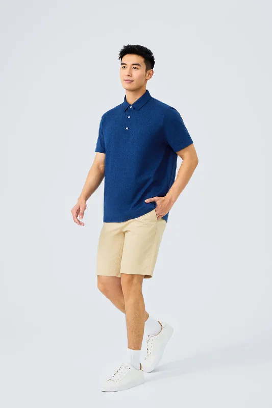 Waterless Dye Jersey Polo | Dark Blue BL3012