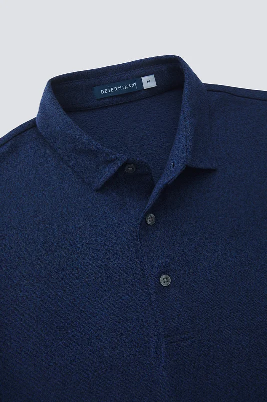 Waterless Dye Jersey Polo | Dark Blue BL3012