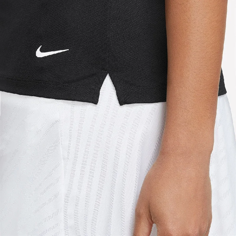 Women’s Nike Victory Solid Polo | BLACK/WHITE