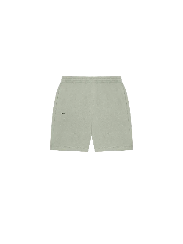 365 Midweight Mid Length Shorts—moss-green