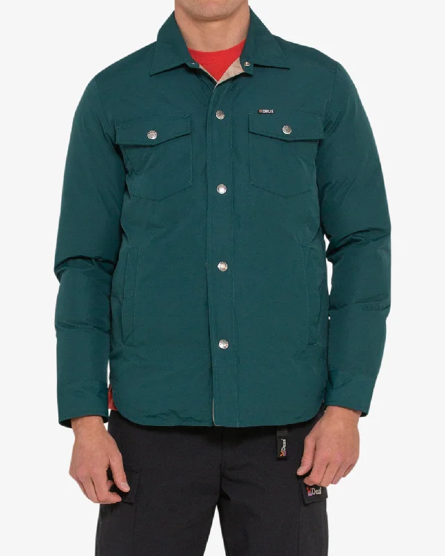 ALPINE PADDED OVERSHIRT - TREK GREEN