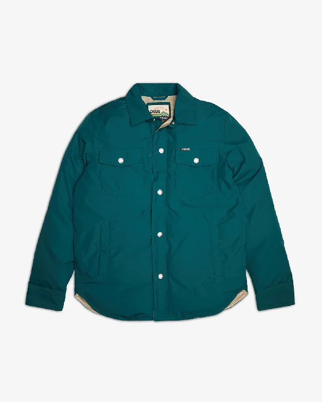 ALPINE PADDED OVERSHIRT - TREK GREEN