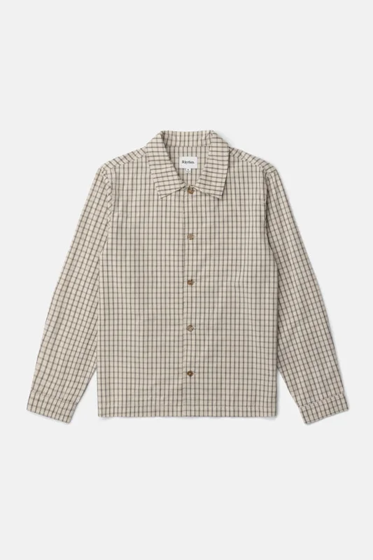 Apres Check Ls Shirt Sand