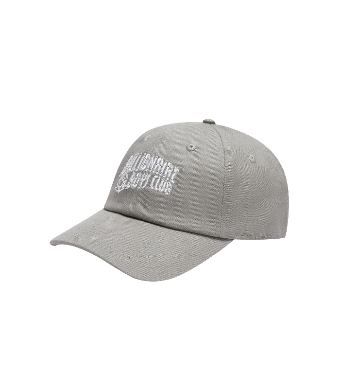 ARCH LOGO CURVED VISOR CAP - HEATHER GREY