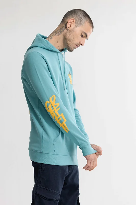 Artist Teal Blue Hoodie