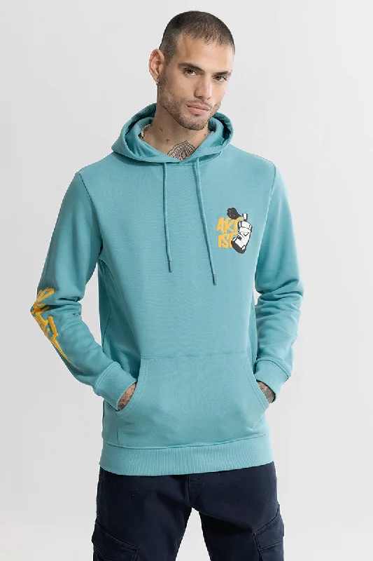 Artist Teal Blue Hoodie