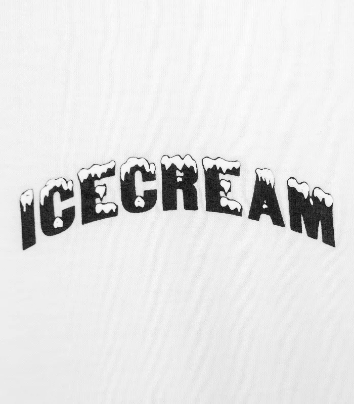 BEST WISH ICECREAM L/S TEE - WHITE