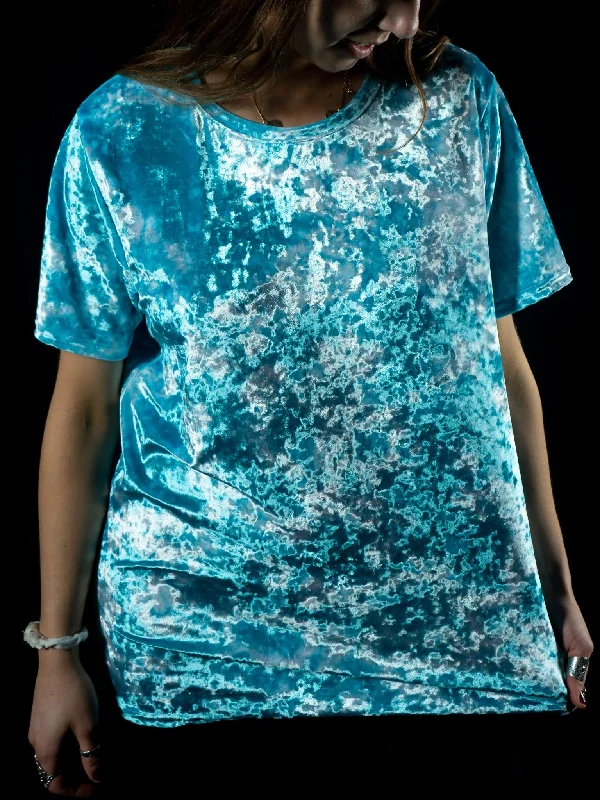 Blue Tie Dye Unisex Crew