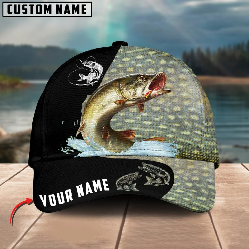 BlueJose Personalized Pike Fishing Classic 3D Cap