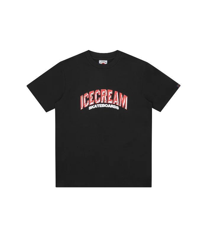 BRICK LOGO T-SHIRT - BLACK