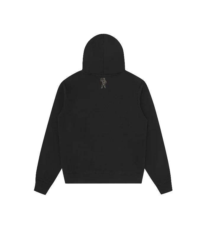 CAMO ARCH LOGO POPOVER HOOD - BLACK