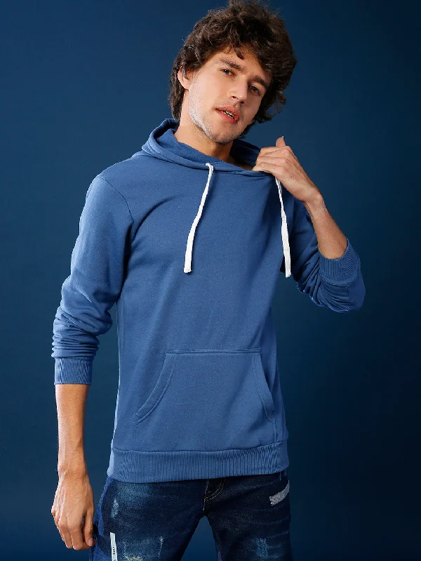 Campus Sutra Full Sleeve Solid Men Sweatshirt