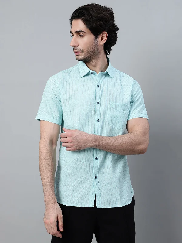 Cantabil Men Green Casual Shirt