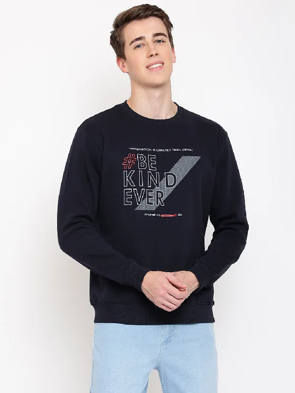 Cantabil Mens Navy Sweatshirt