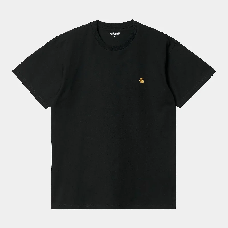 Carhartt S/S Chase T-shirt Black / Gold